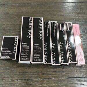Lot Of 8 Mary Kay Products Mascara, Matte Lipstick, Cc Cream, Sponge NIB